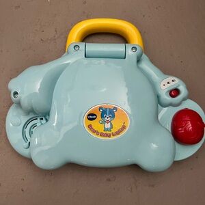 Interactive Learning Toy in Blue and Yellow